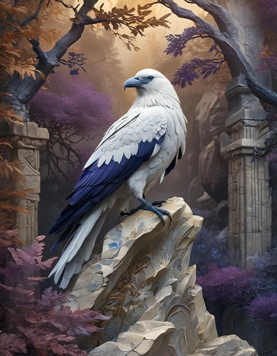 White Crow  by @Fydymax