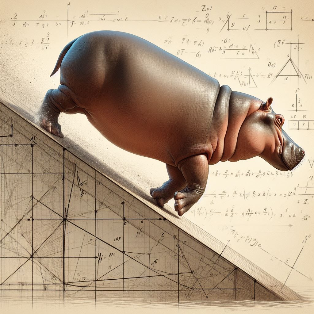 The square on the Hippopotenuse is equal to...