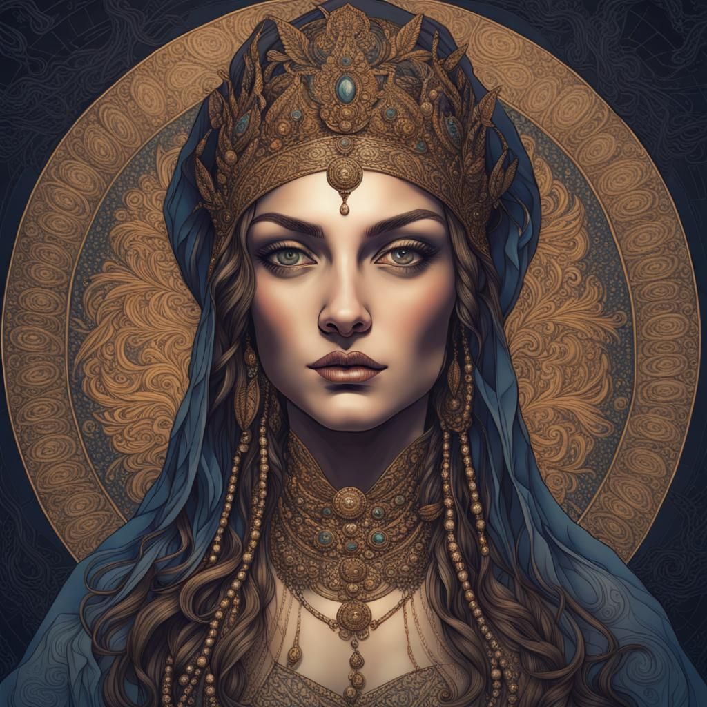 mid centenary queen AI Generated Artwork NightCafe Creator