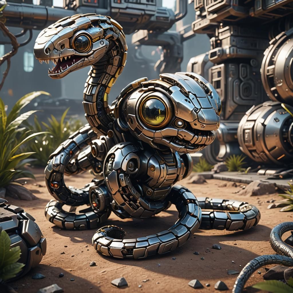 Cute wobblysnake