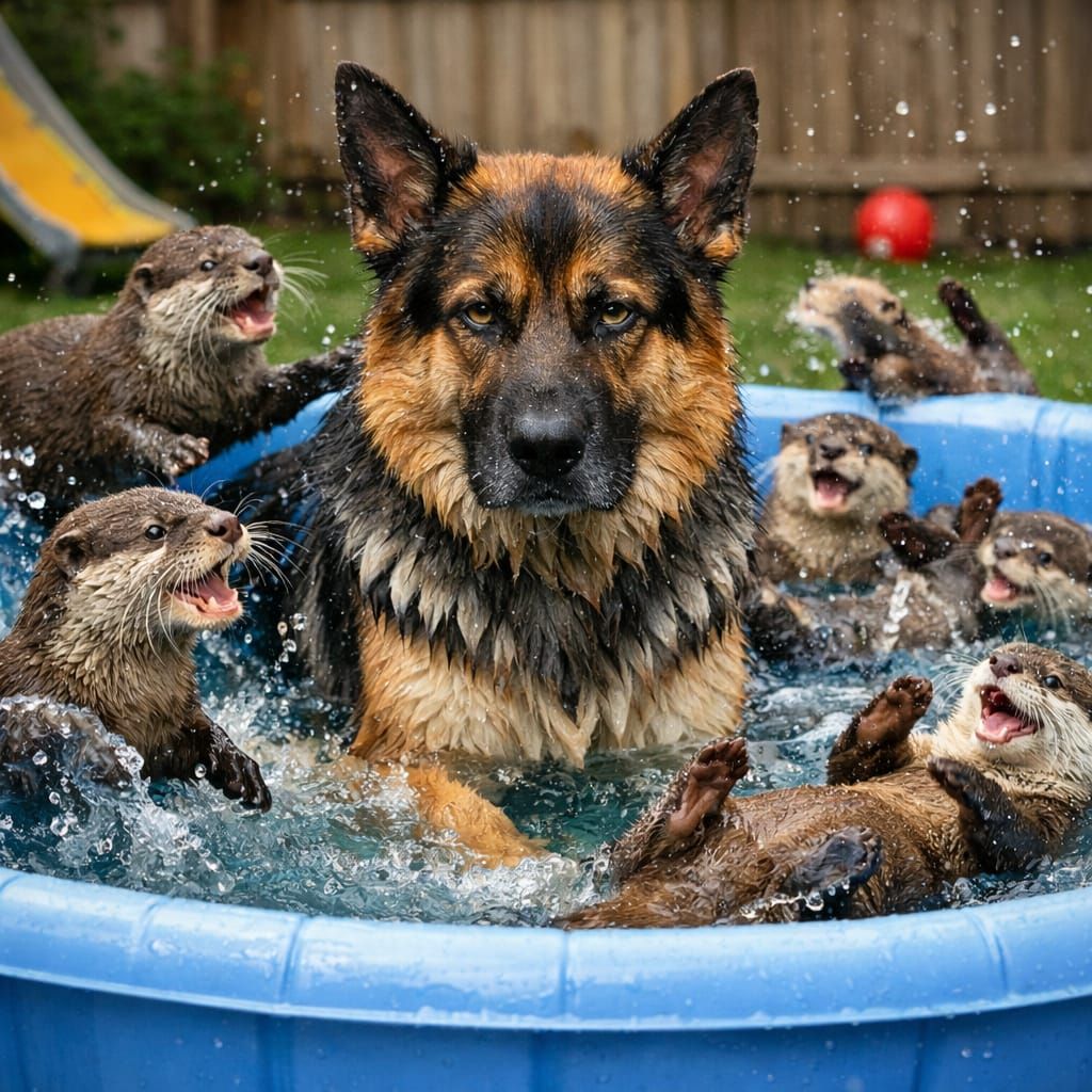 Rex quickly learns to hate wash day