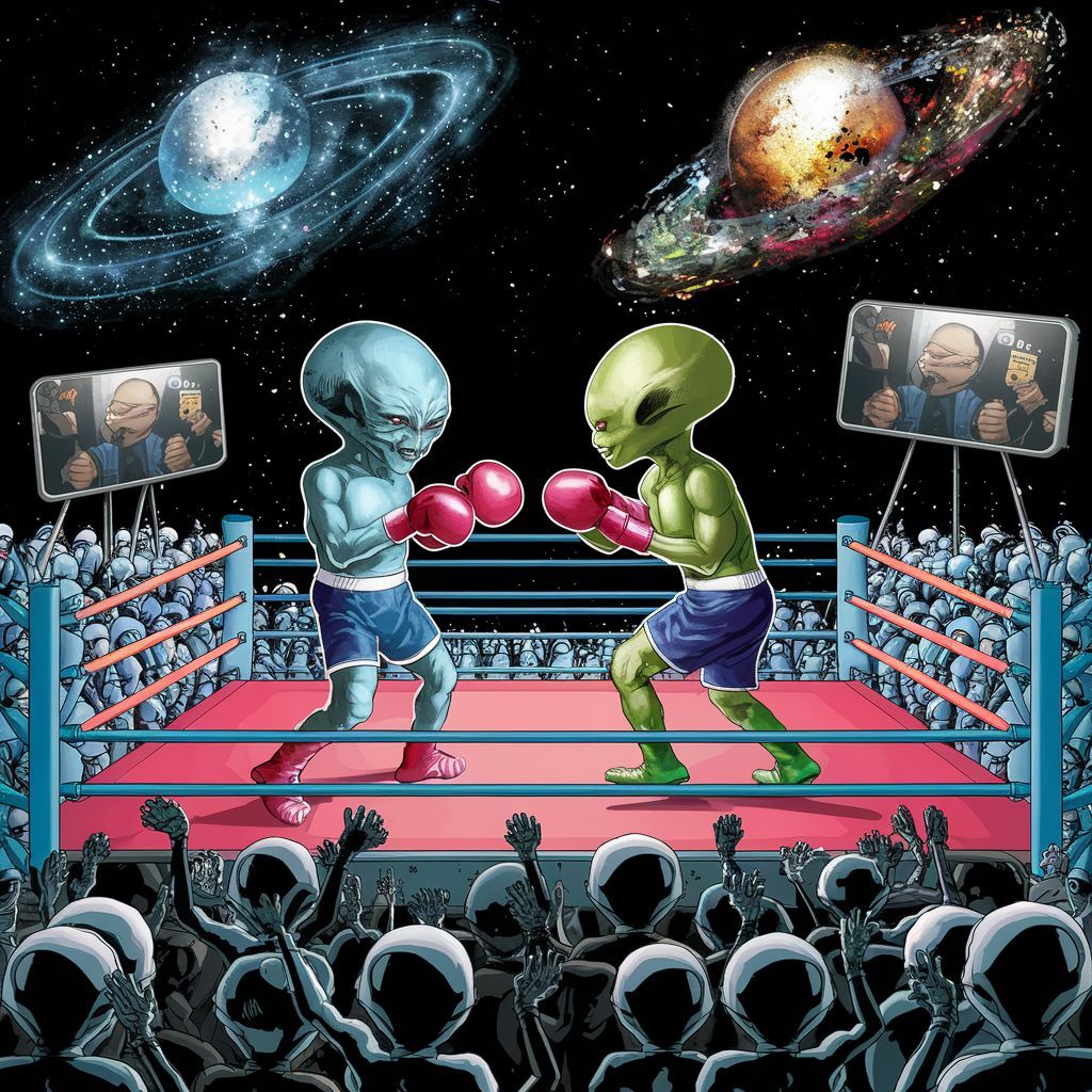 Rock em' Sock em' in Space