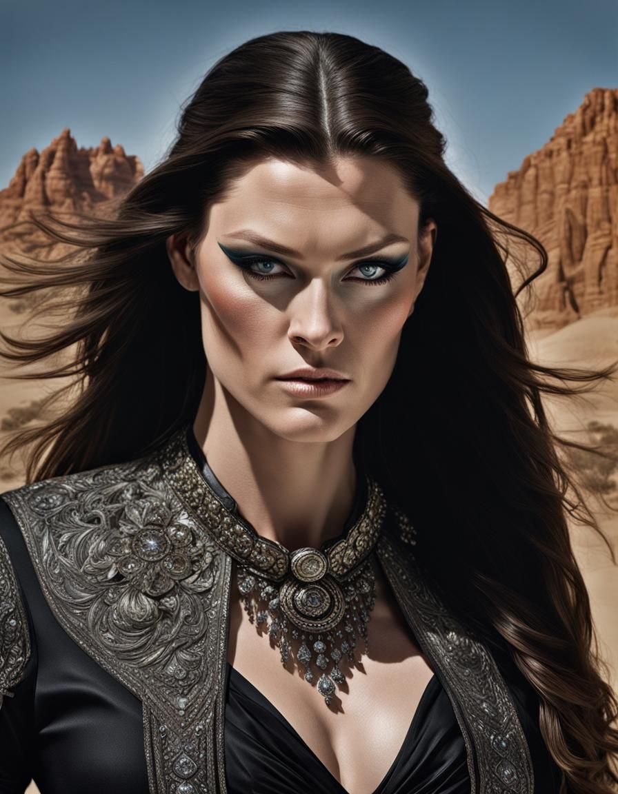 Floor Jansen, Nightwish - AI Generated Artwork - NightCafe Creator