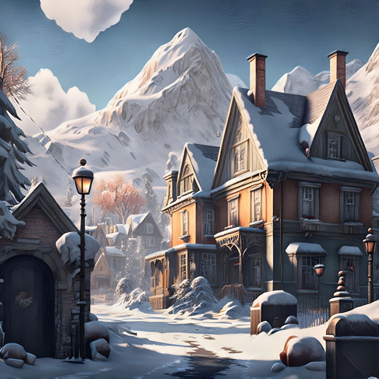 Midjourney: Yo, more snow.