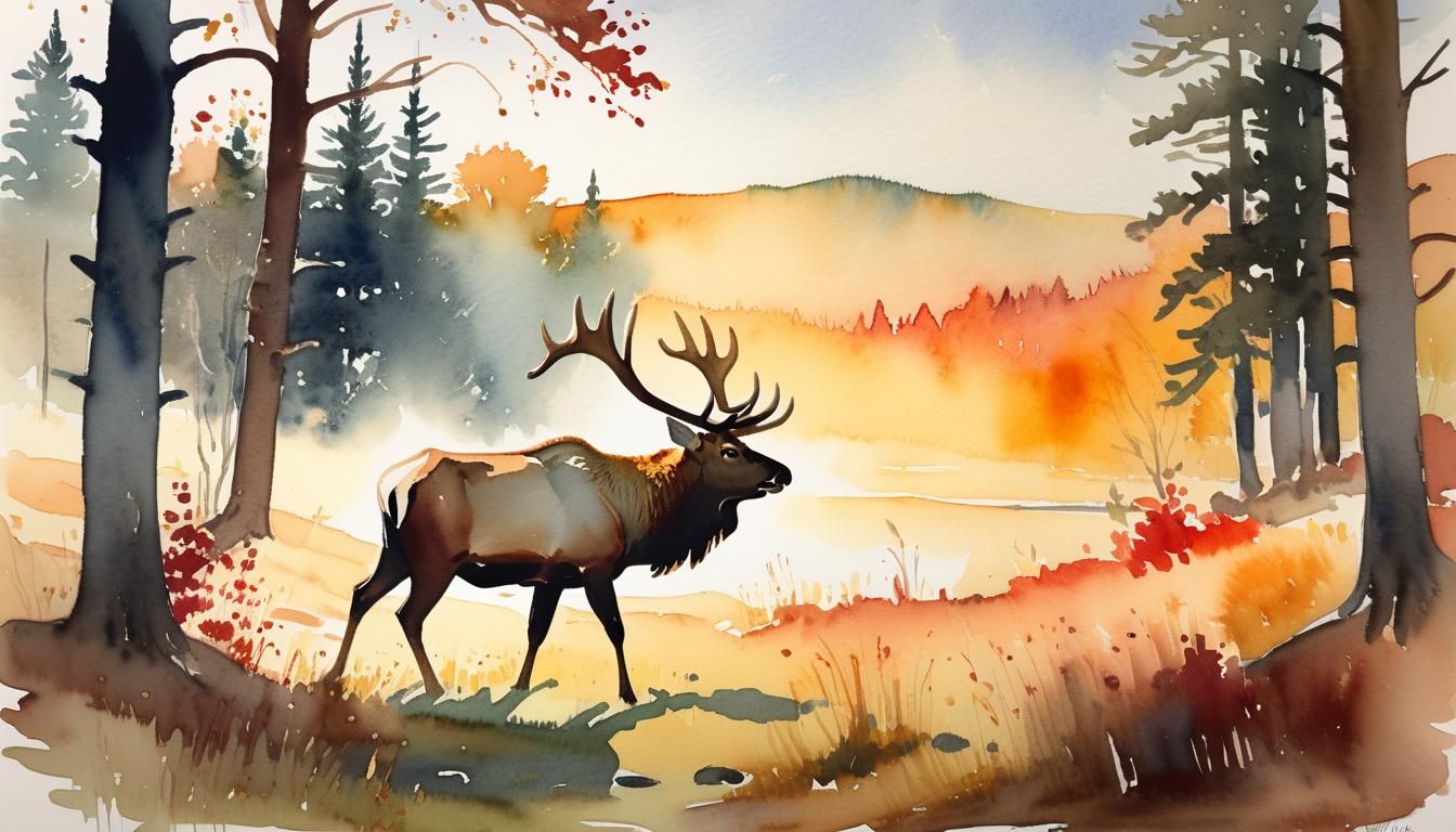 Wildlife Watercolor  by @Declo Dee
