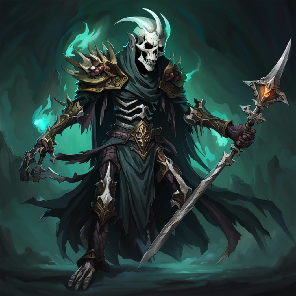 Undead lich - AI Generated Artwork - NightCafe Creator