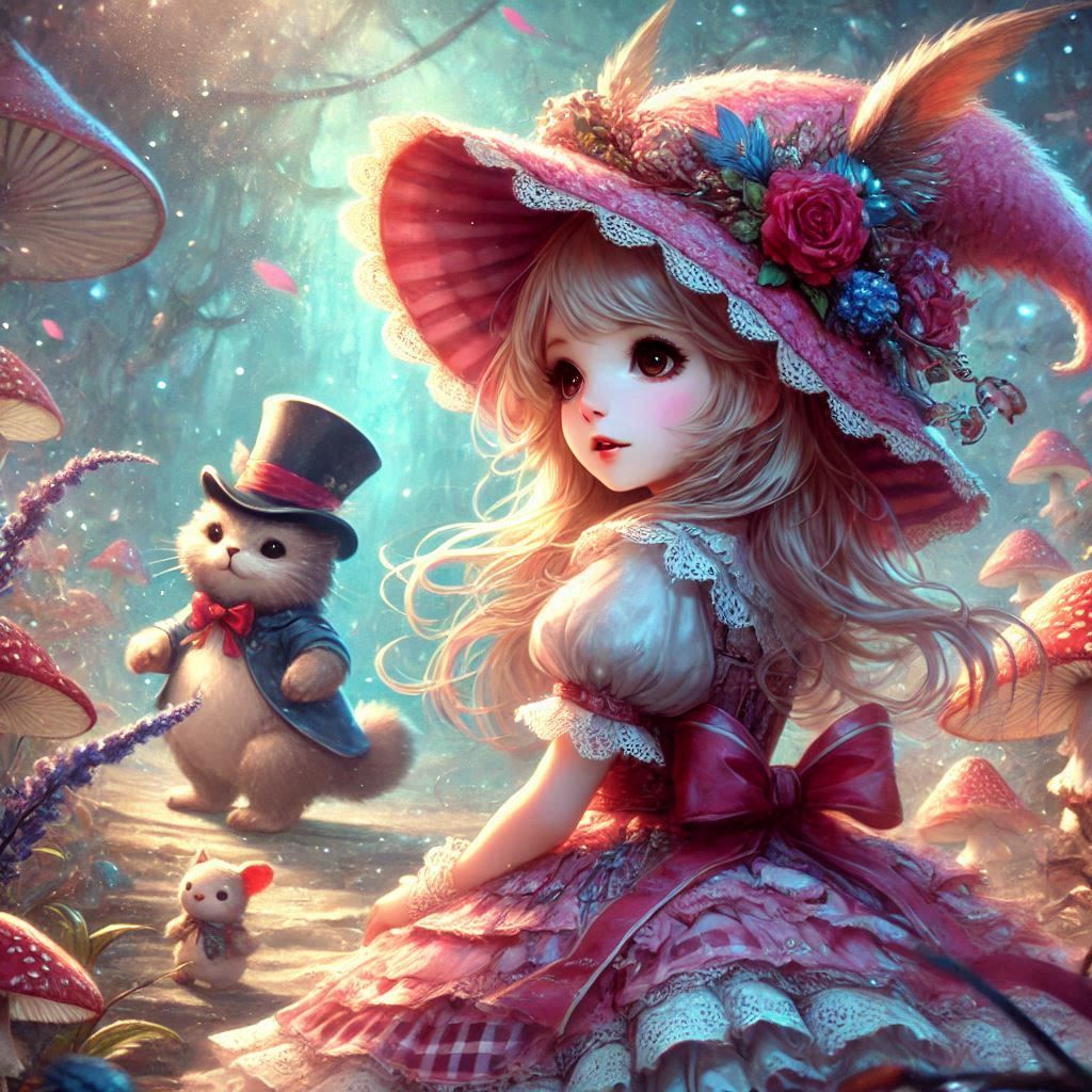 adorable fairy-tale fantasy creature portrait..
