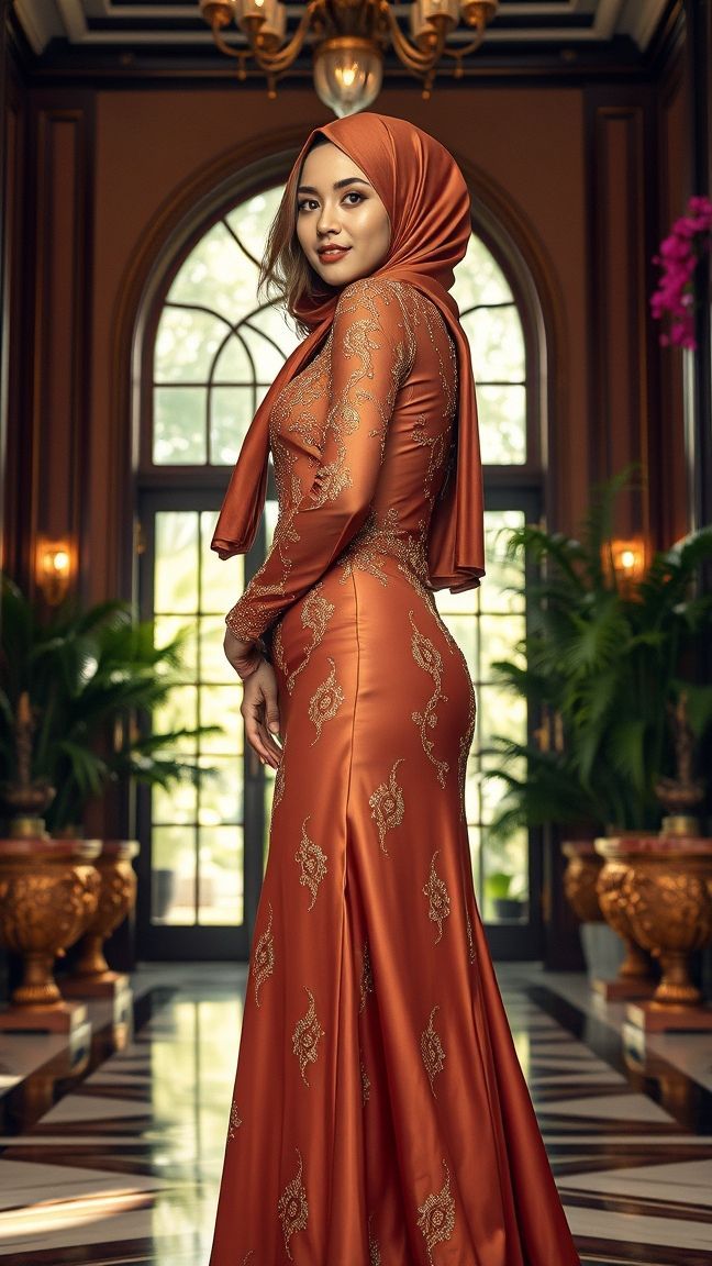 Hijabist Week : The Opulent Hijabists in Versace finery ♠️