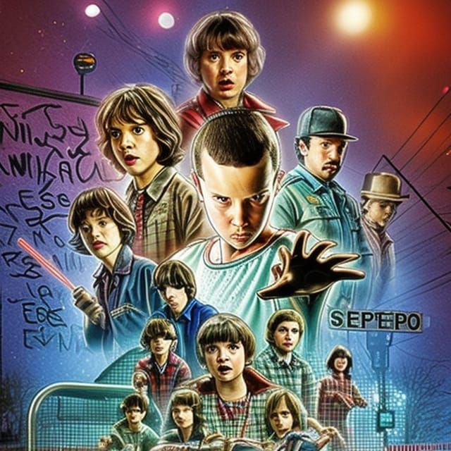 stranger things - AI Generated Artwork - NightCafe Creator