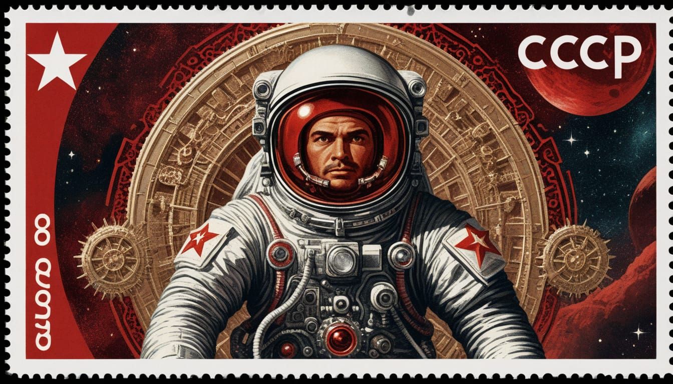 Space Stamps Russian Edition 38