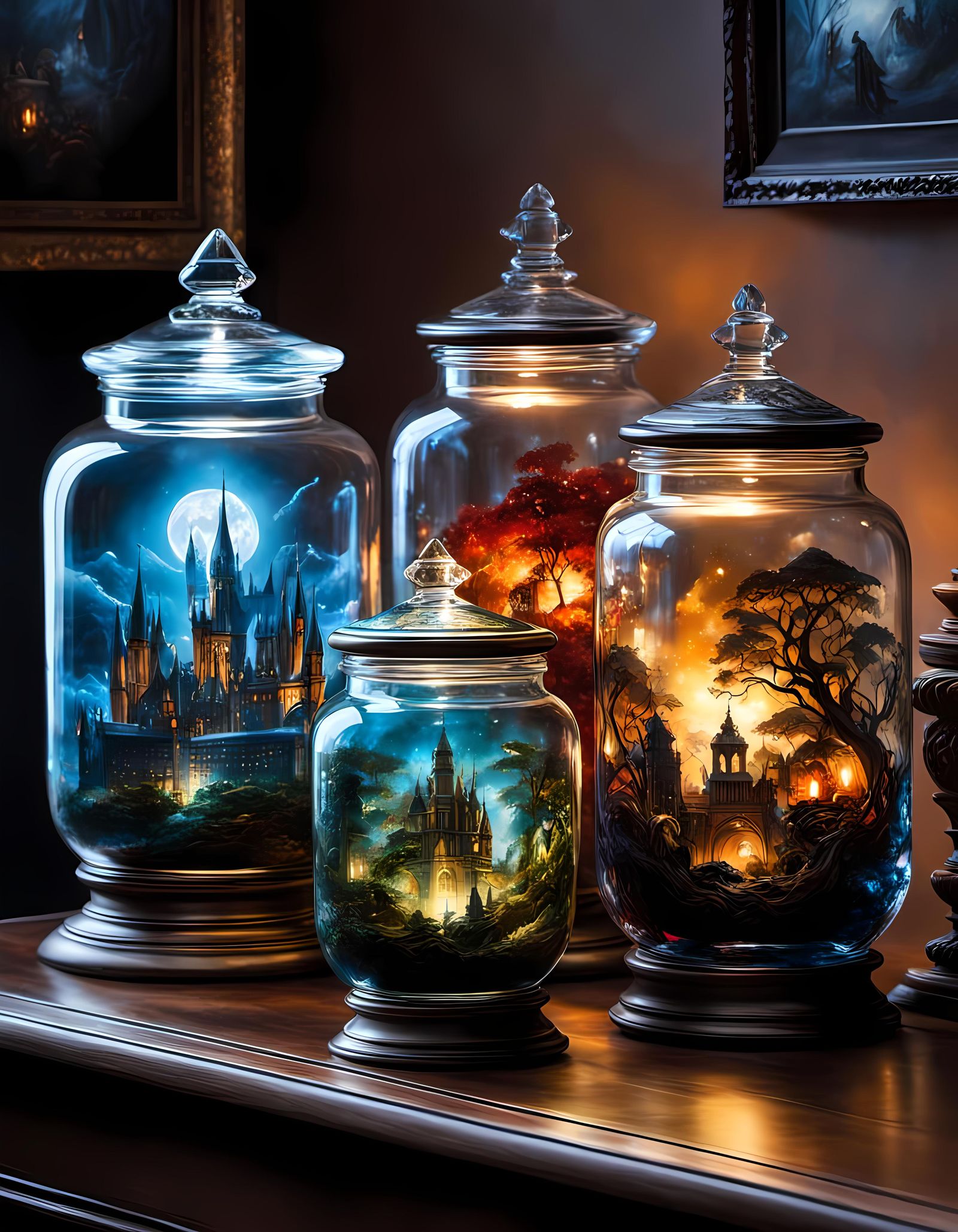 The Magical Jars of Avalon  by @Invicta