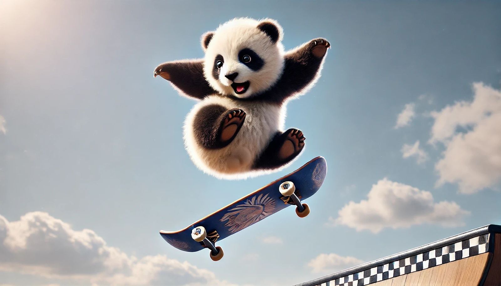 panda 🐼 🛹  skateboard