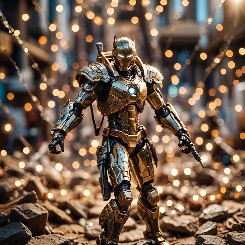 (Action Figure:1.5) Light and artistic intricate details, HDR, beautifully shot, hyper-realistic, sharp ...  by @Lennis