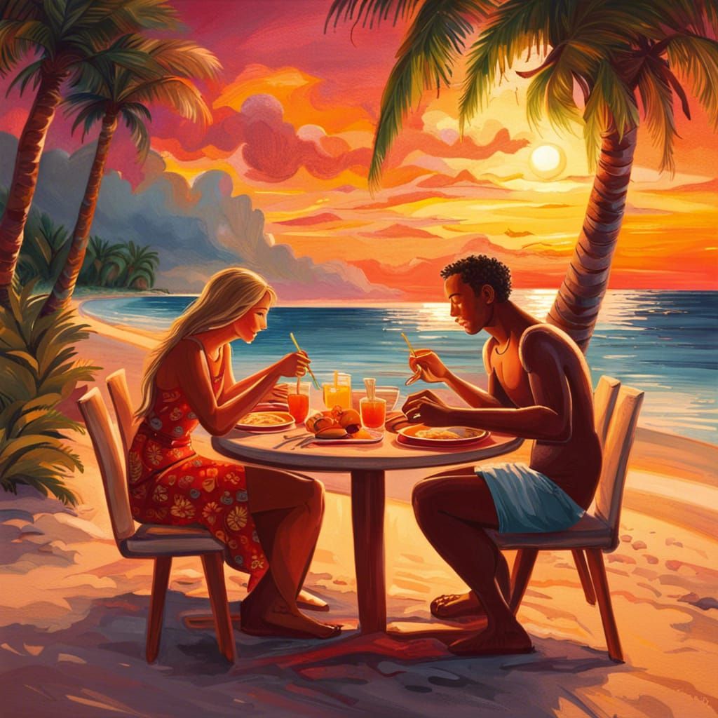Tropical Sunset Supper