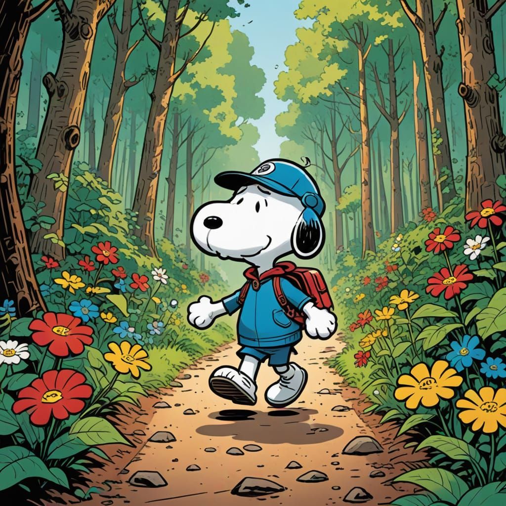 Snoopy  by @Vochomurka