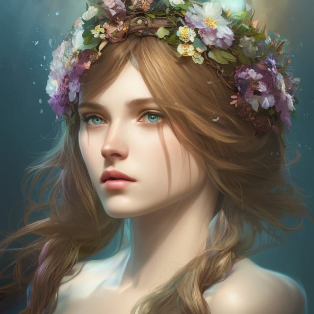 Flower Crowns - AI Generated Artwork - NightCafe Creator