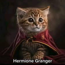 Hermione Granger as a Cat