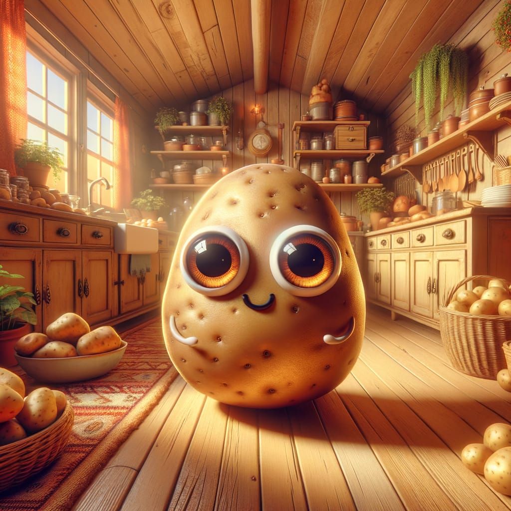 Cute Little Potato  by @Tara