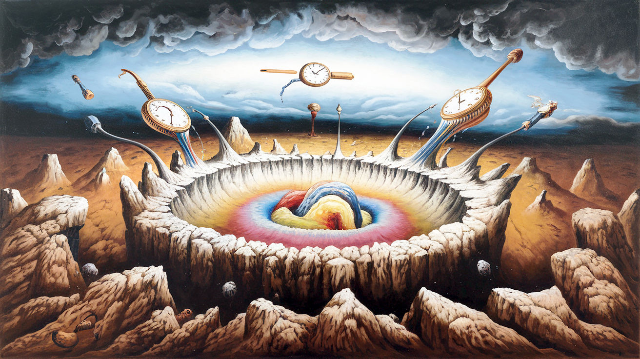 La naissance du monde par Dali