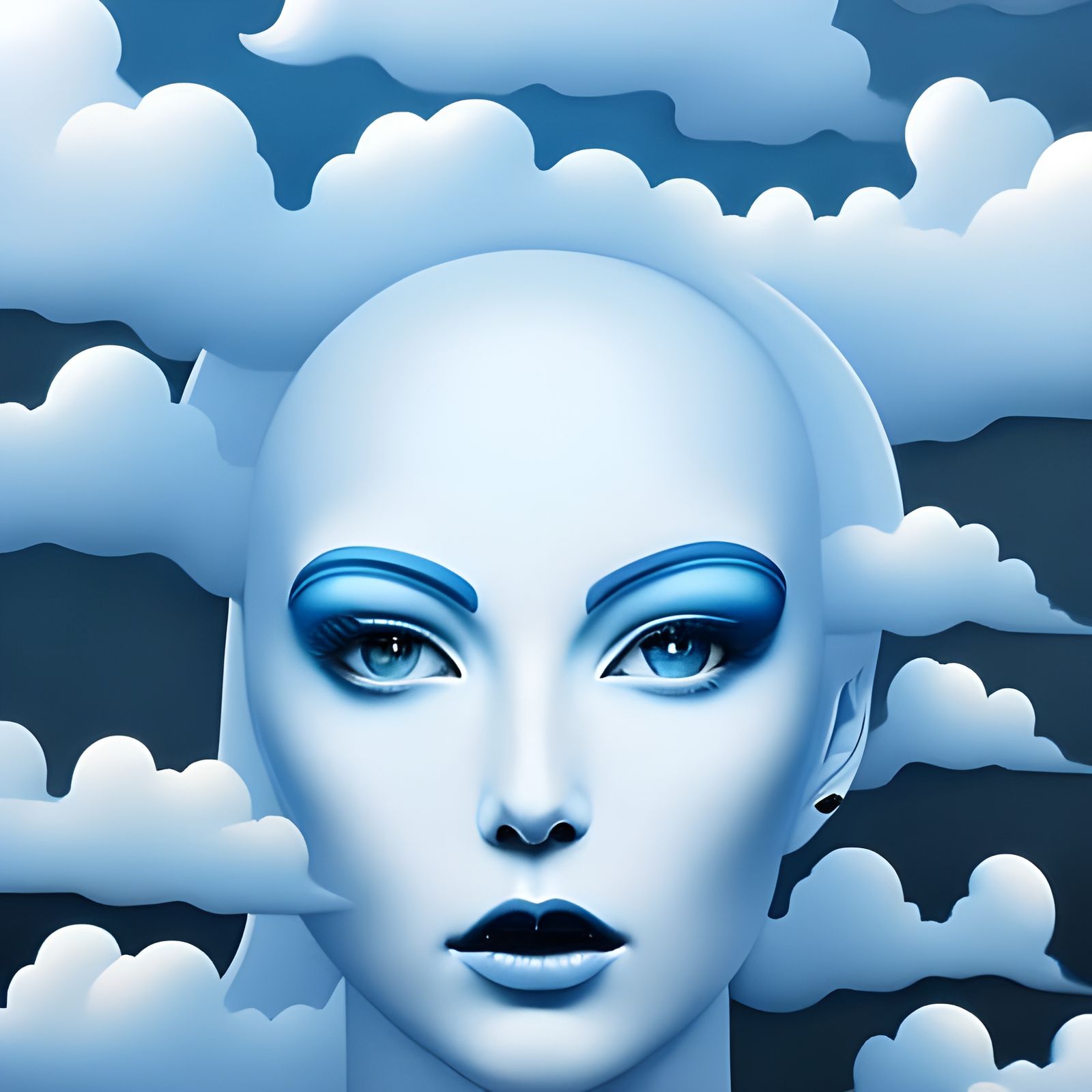 Head in the Clouds 2 AI Generated Artwork NightCafe Creator