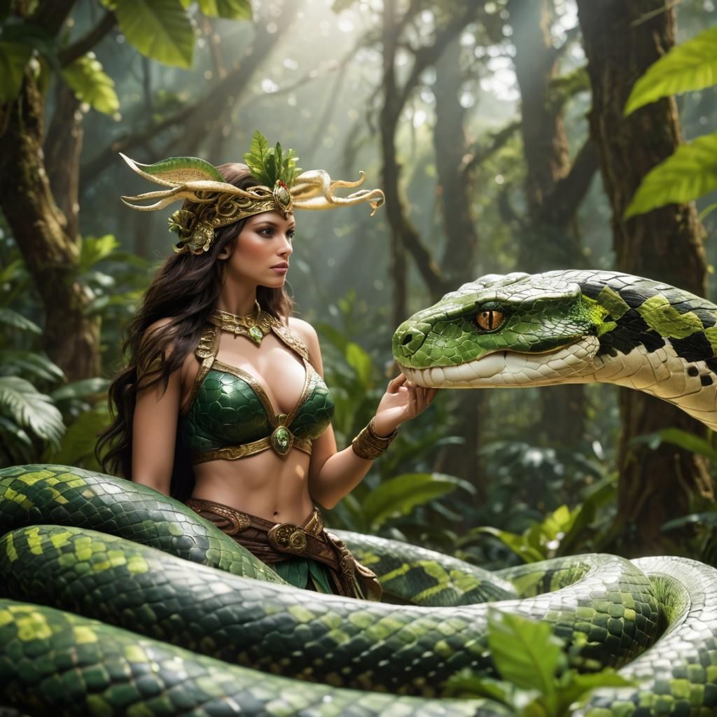 The giant snake  by @Crystalline