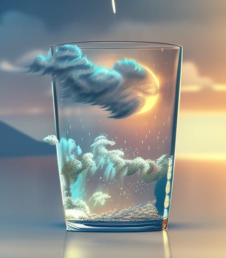 A storm in a glass of water