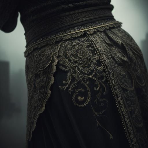 Detailed embroidery