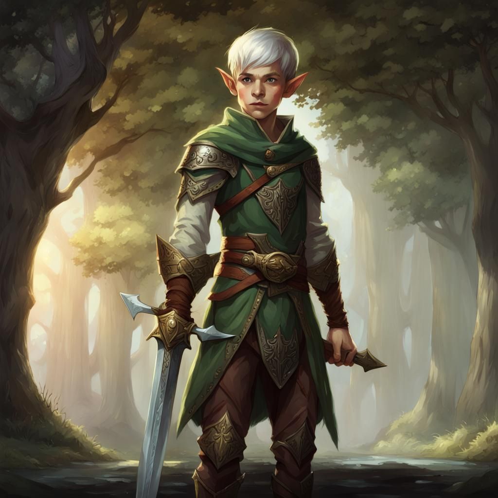 elf with sword gauntlet