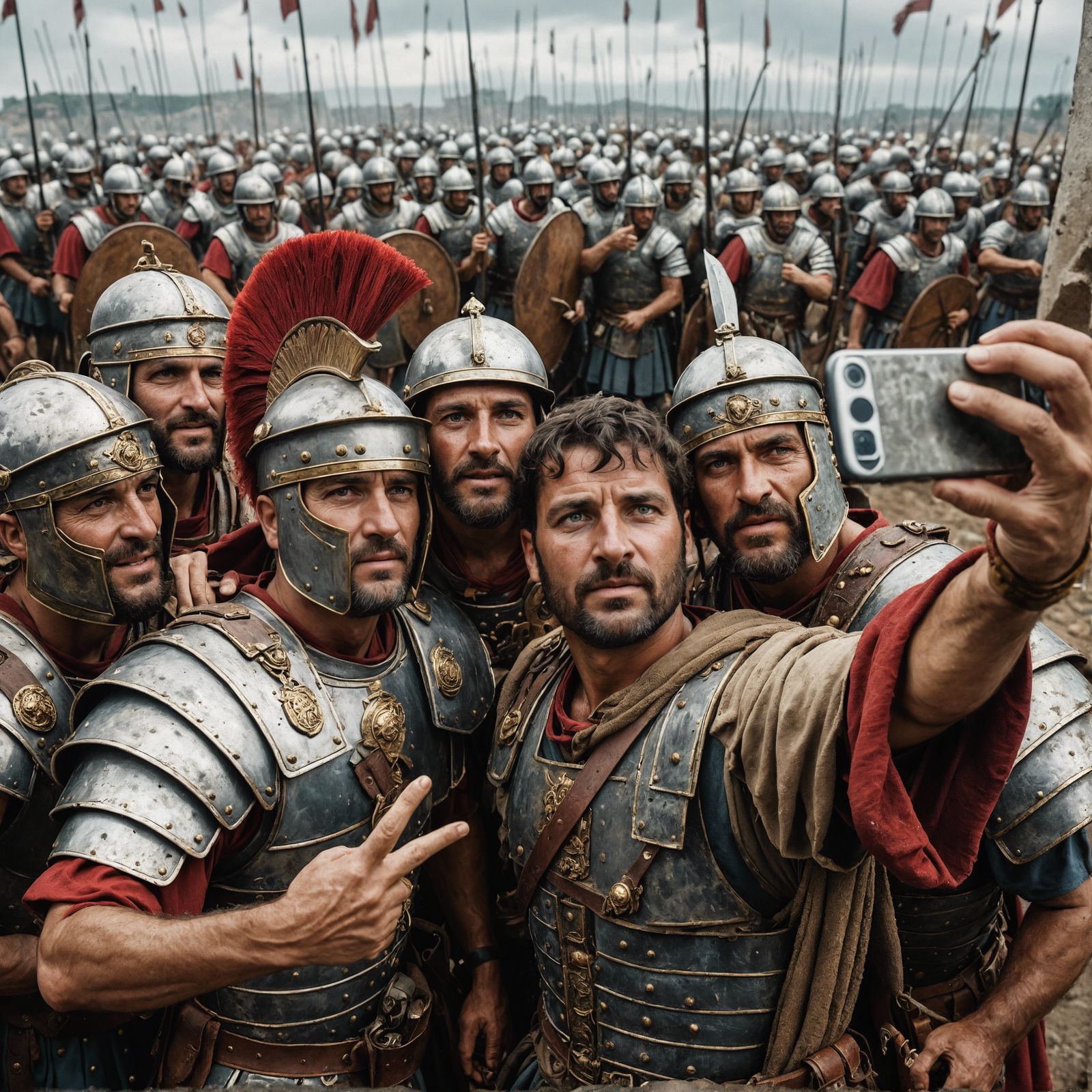 Centurion Self-Portraits : When Romans Click ‘I Came, I Saw,...