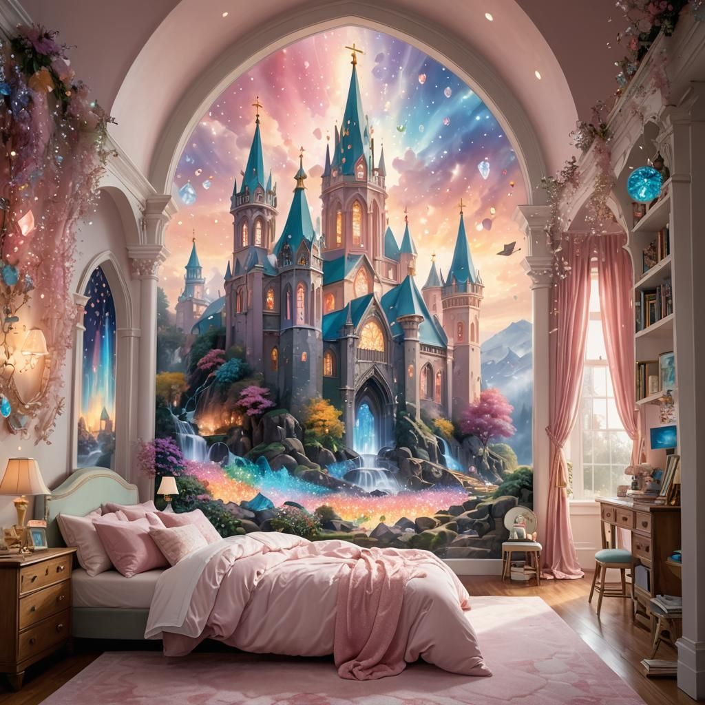 Fantasy bedroom  by @Easter Bunny