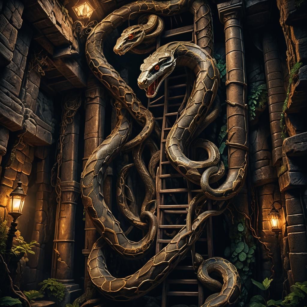 snakes and ladders  by @Soynuts