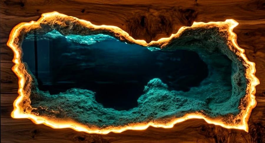 Built-in Epoxy wall Art