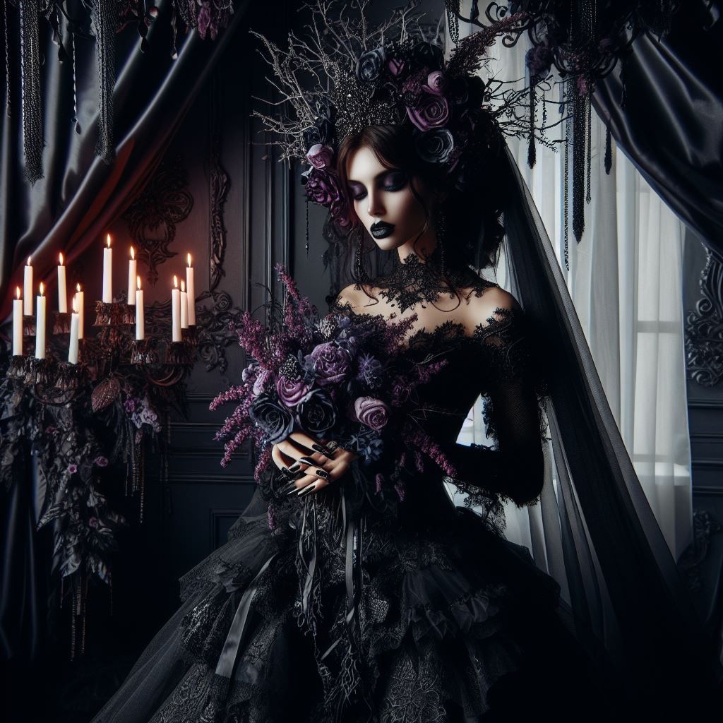 Surreal Valentine with Gothic Victorian fashion : r/nightcafe