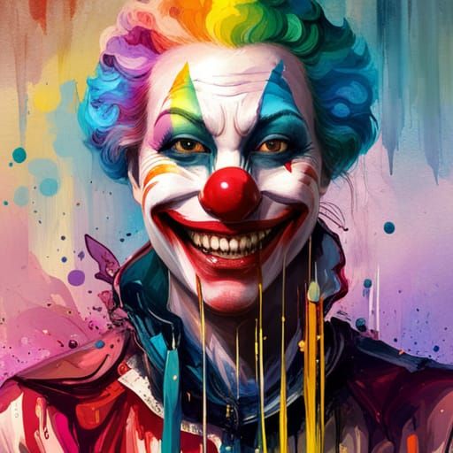 Clown - AI Generated Artwork - NightCafe Creator