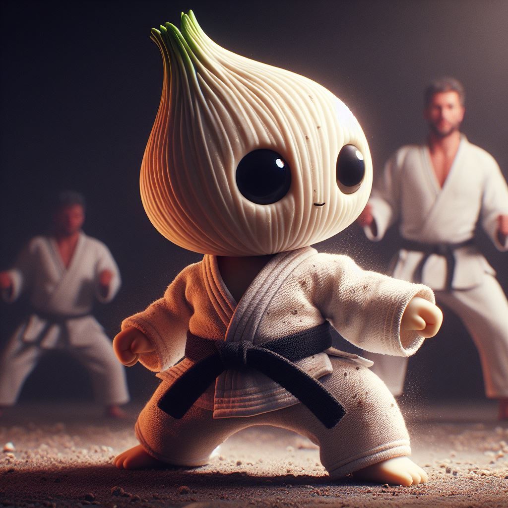 An adorable judoka chibi fennel