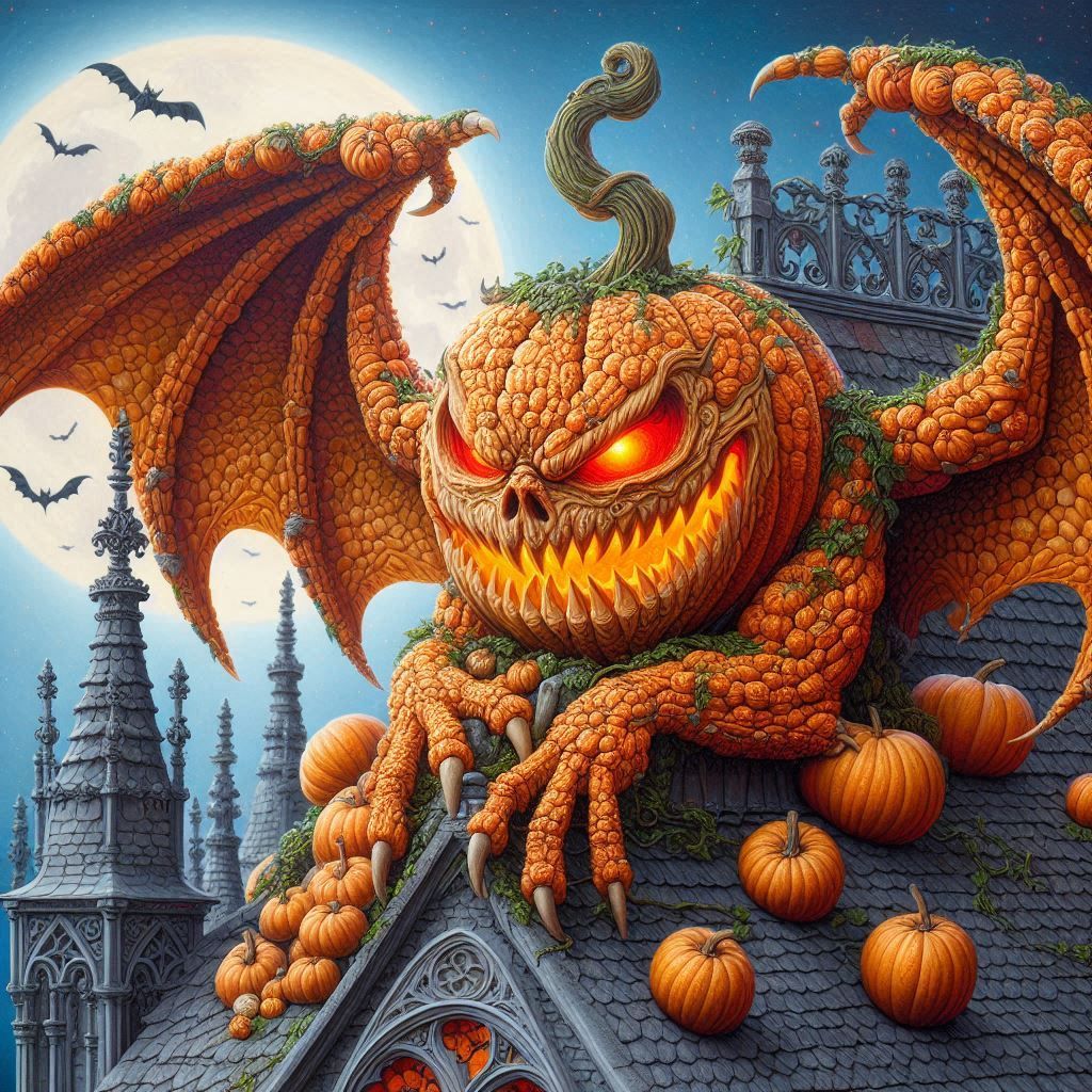 Pumpkin Gargoyle (2)