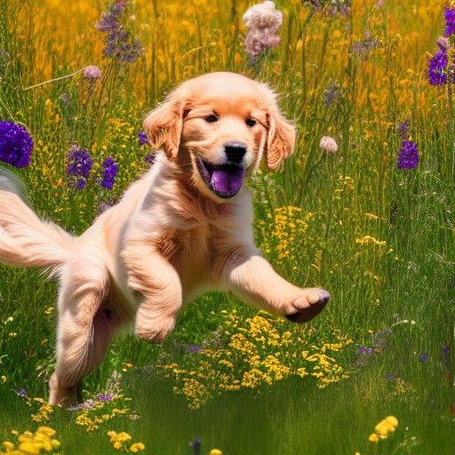 Fun in the flowers