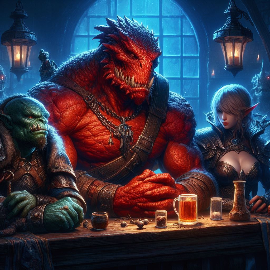 A night in the Drunken Unicorn tavern