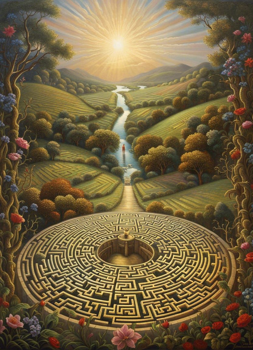 Spiritual Maze  by @SoniaSarkali