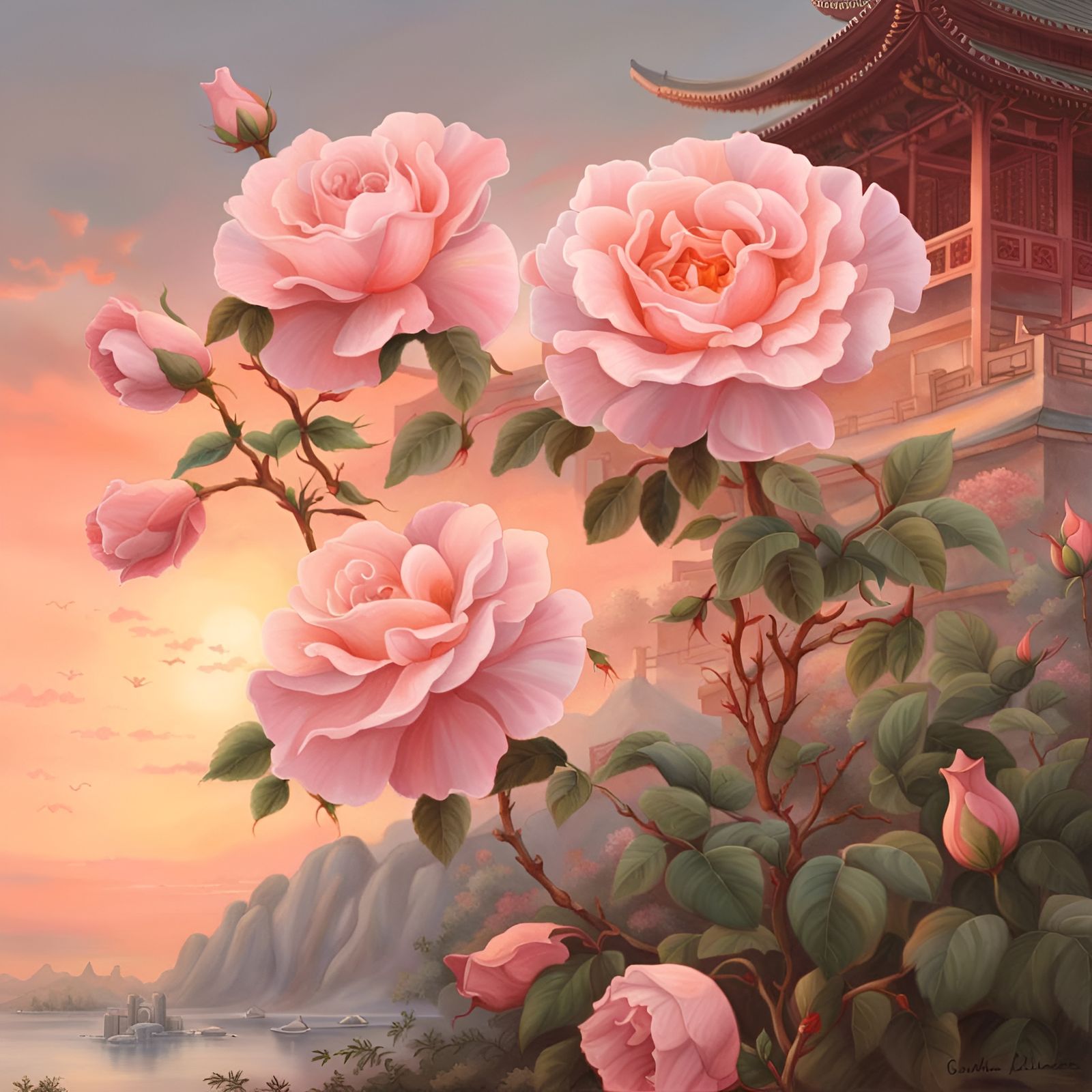 "China Roses"  by @Baby Isis