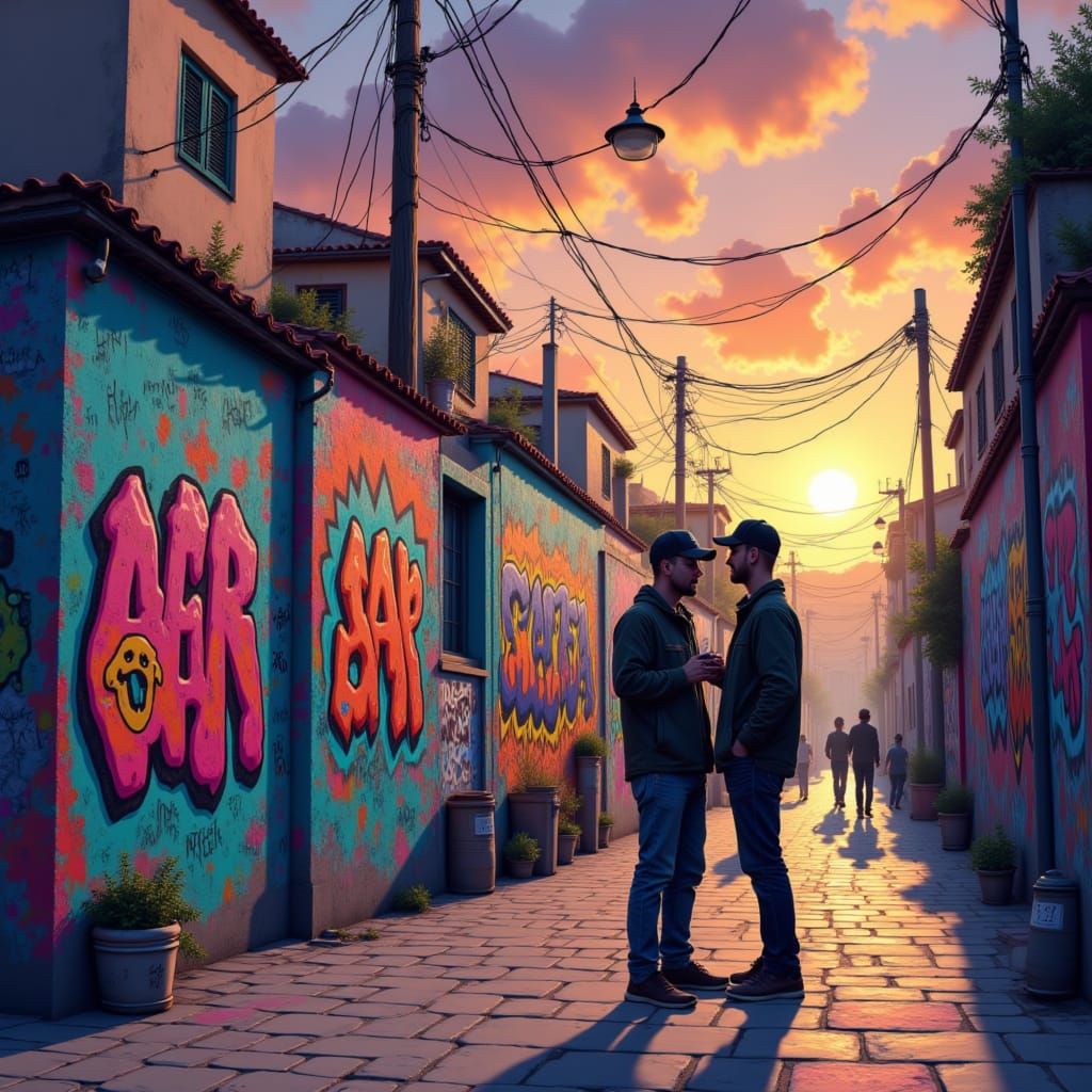 perfect <lora:streetart:1.0>