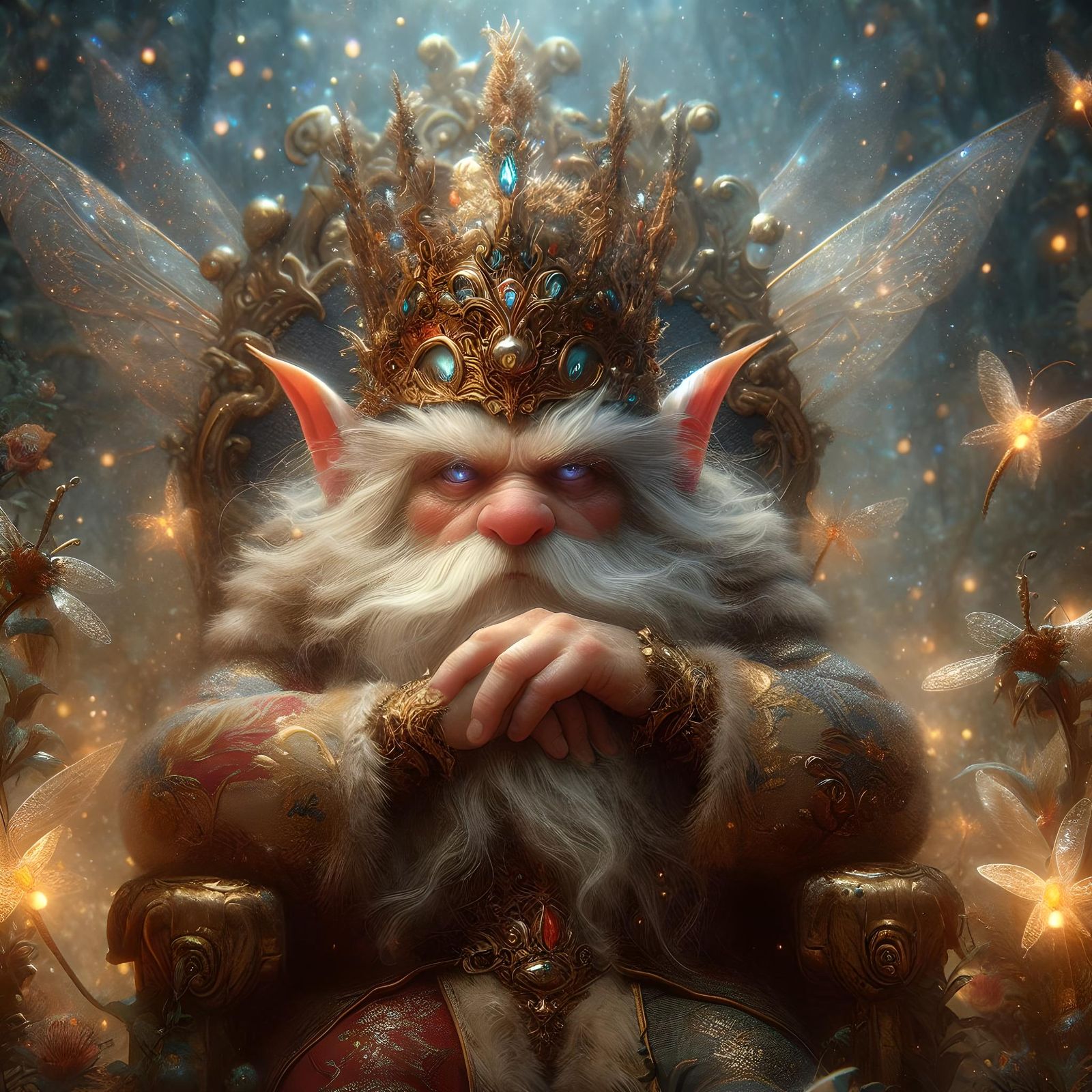 The grumpy king of dwarfs.