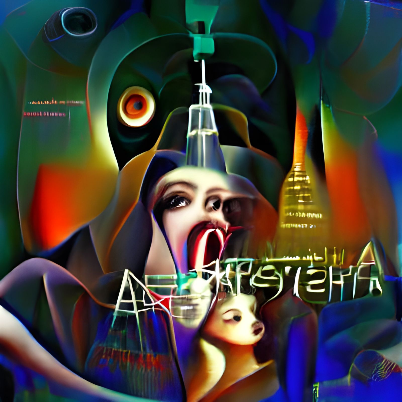 Anesthesia gothic art horror retrofuturism synesthesia mysterious - AI ...