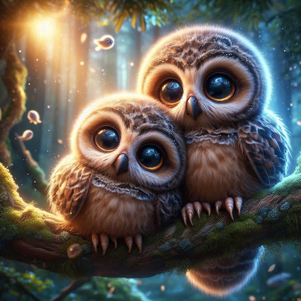 the enchanted forest and the owls