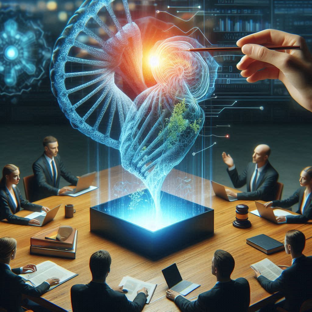 a case where something simulates,Self-Simulation., represents or creates itself