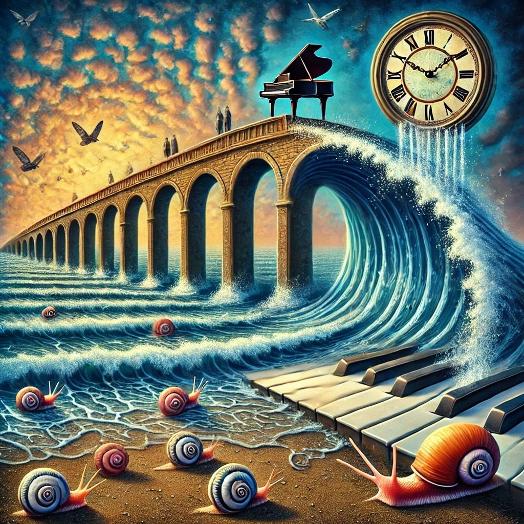 The great wave of surreal imagination