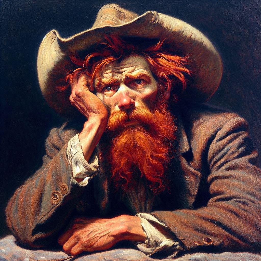Desperate Yosemite Sam by Gustave Courbet