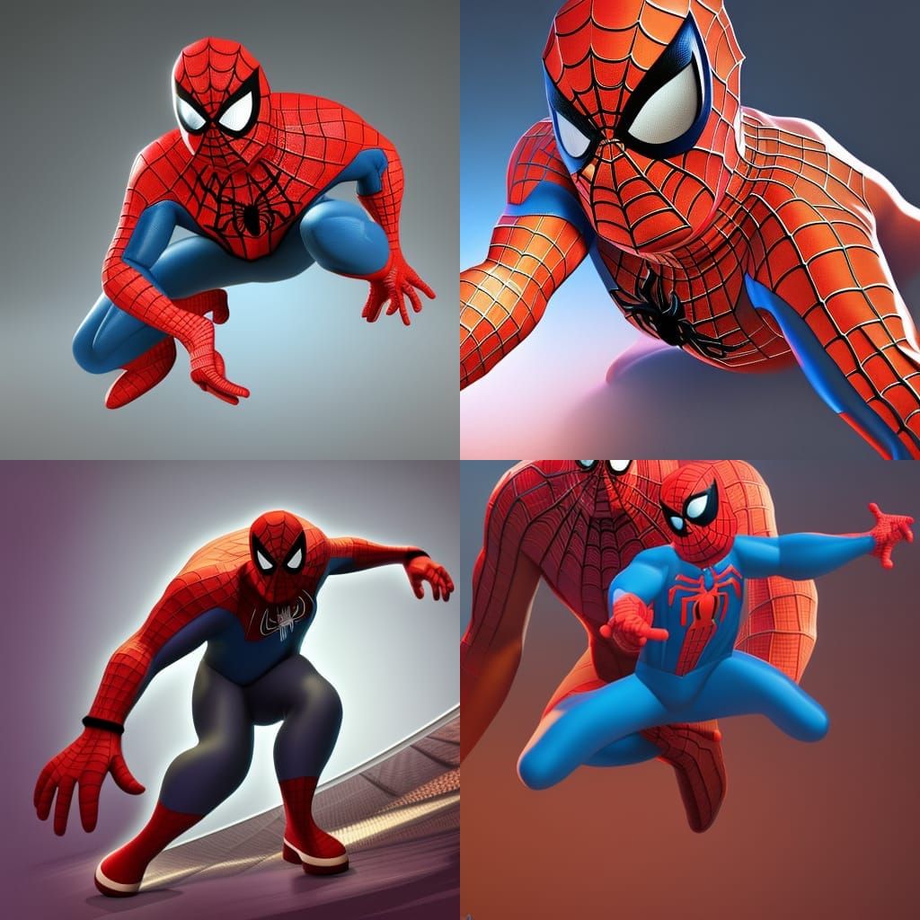 Fat spider man - AI Generated Artwork - NightCafe Creator