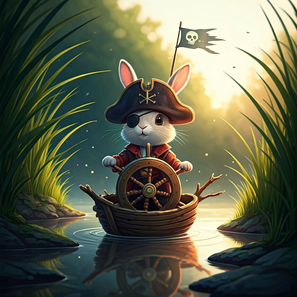 Pirate Rabbit  by @Thomas