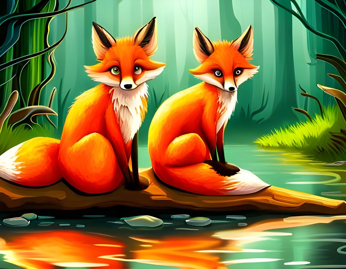 Cute Foxes 🦊🦊
